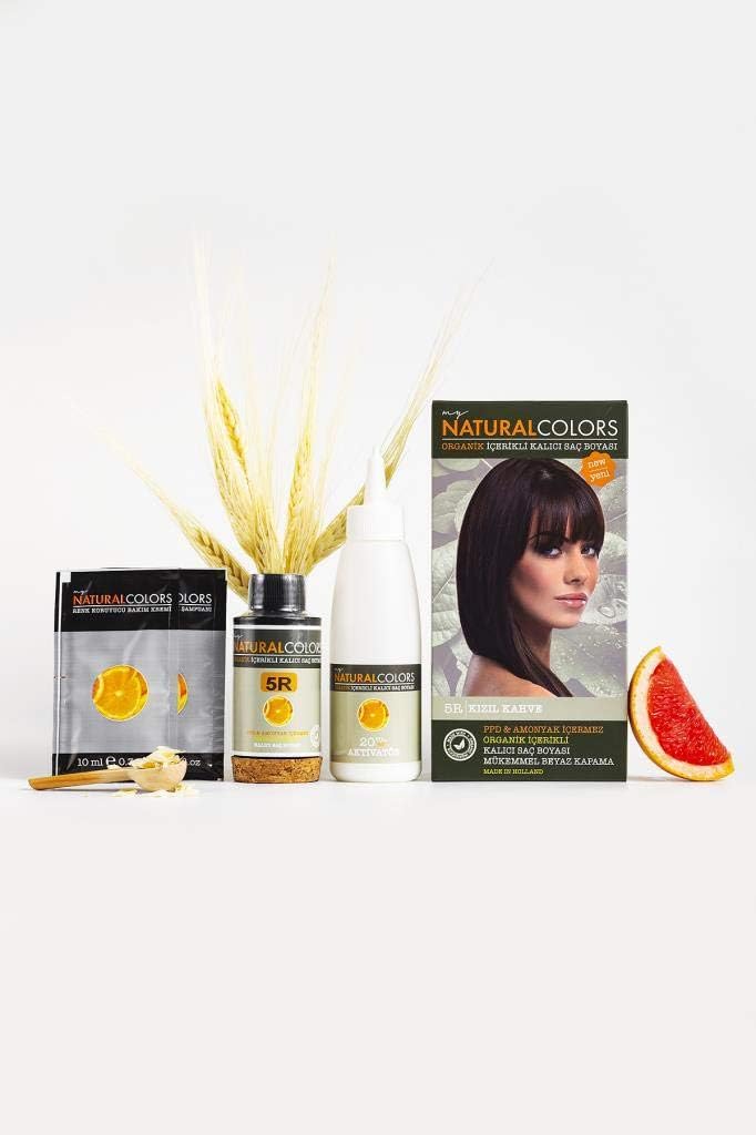 Organic Kit Saç Boyası 5R Kızıl Kahve 50ml