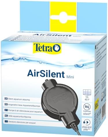 Alternative view of AirSilent – sessiz akvaryum hava pompası, komple set, kaçma taşı dahil, akvaryumu güvenilir bir şekilde oksijenle besler, 10 – 80 l akvaryum için çeşitli boyutlarda