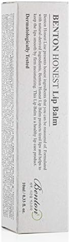 [Benton] Honest Dudak Balsamı 10 ml – Nemlendirici, Tüm Gün Dudak Bakımı,%99 Doğal İçerik, K-Güzellik, Kore Kozmetik