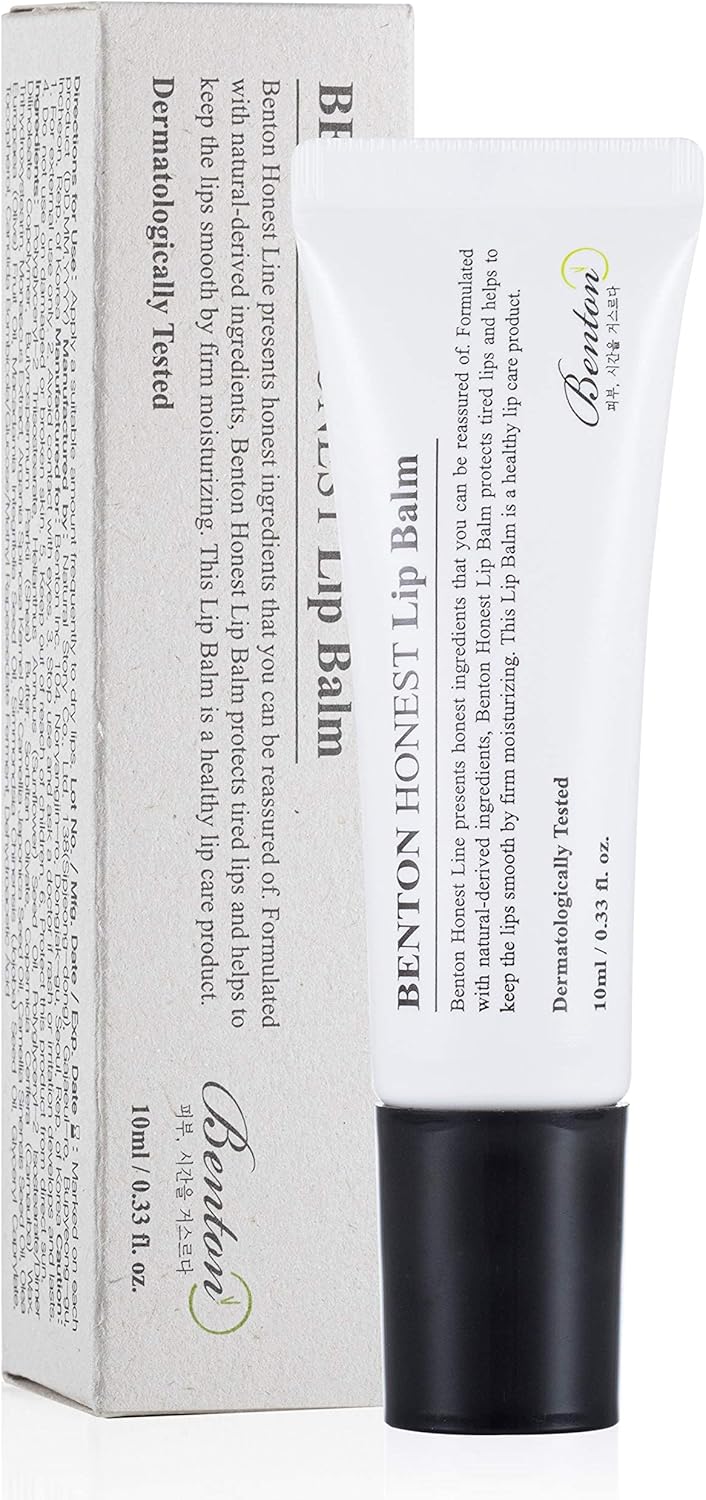 Alternative view of [Benton] Honest Dudak Balsamı 10 ml – Nemlendirici, Tüm Gün Dudak Bakımı,%99 Doğal İçerik, K-Güzellik, Kore Kozmetik