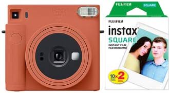 Sq1 Terracotta Turuncu Fotoğraf Makinesi+Askı+pil+20'li Film