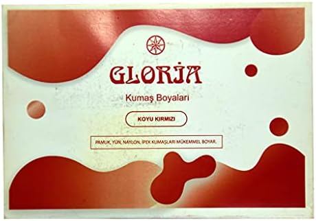 Kumaş Boyası Koyu Kırmızı 10 Gr Paket