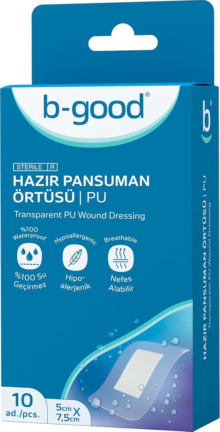 B-GOOD-Hazır Pansuman Ortu 5 * 7,5 Cm 10'lu