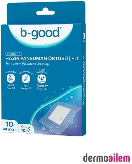 B-GOOD-Hazır Pansuman Ortu 9Cm*10Cm 10'Lu
