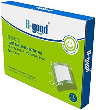 B-Good Şeffaf Hazır Pansuman 9cm x 10cm 10lu Yara Örtüsü