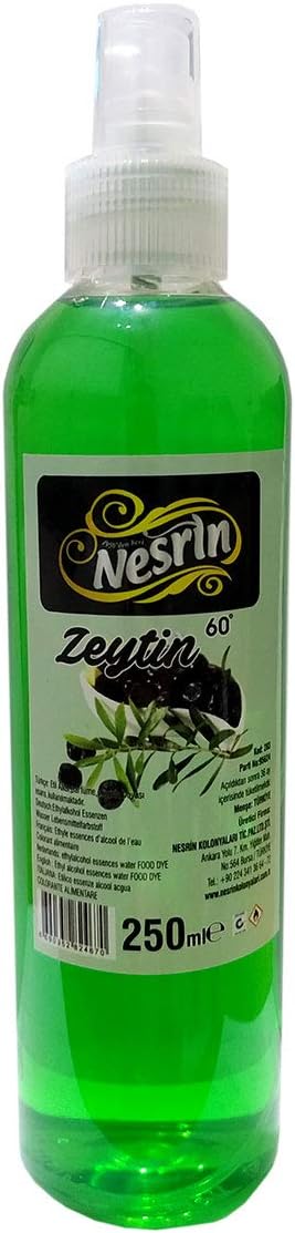Zeytin Kolonyası 60 Derece Pet Şişe Sprey 250 ML