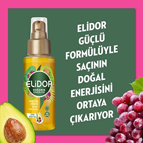 Alternative view of Elidor Kalın ve Gür ve Üzüm Çekirdeği Saç Yağı (80 ml)