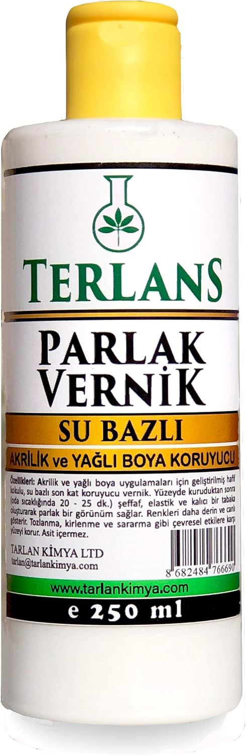 Alternative view of Su Bazlı Parlak Vernik 250 ml Akrilik ve Yağlı Boya Koruyucu