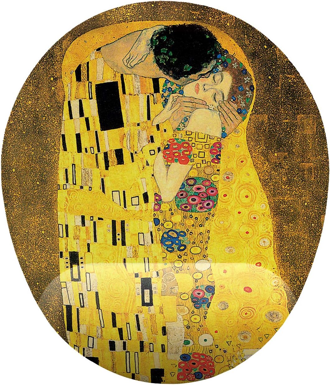Alternative view of Gustav Klimt Kiss Bilek Destekli Mouse Pad