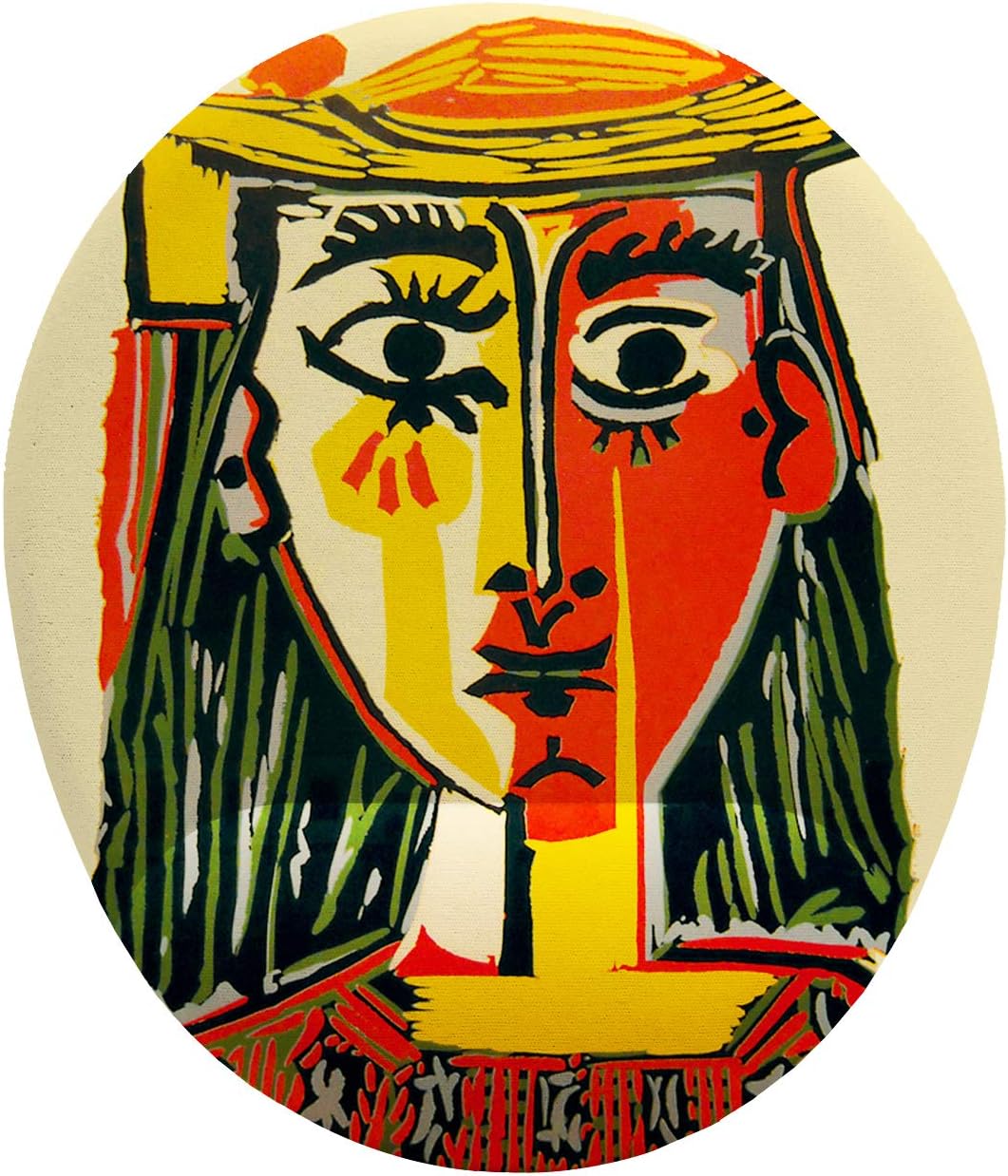 Alternative view of Picasso Şapkalı Kız Bilek Destekli Mouse Pad