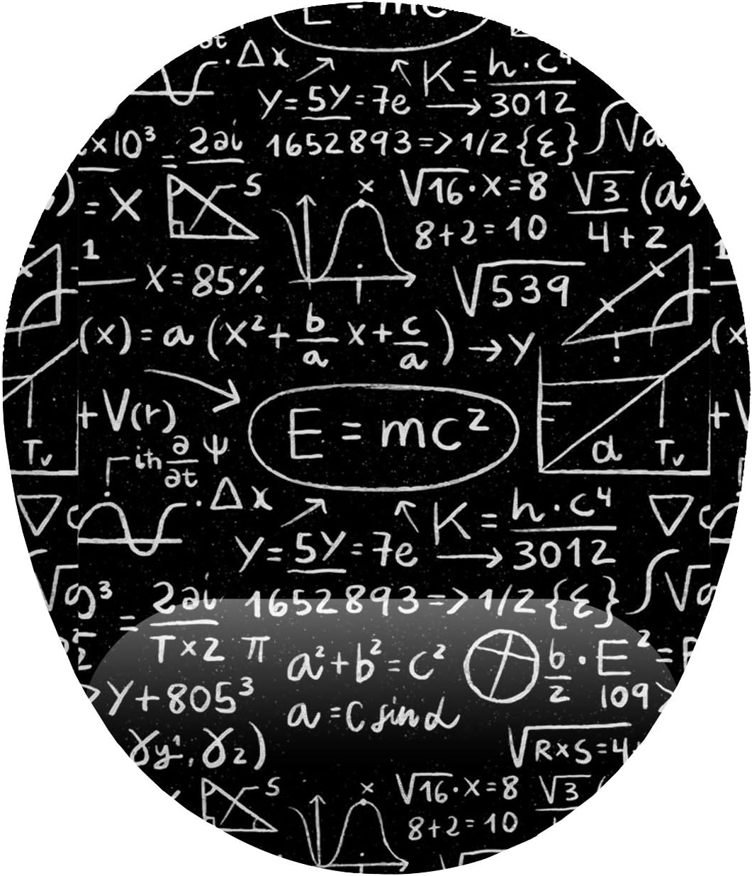 Alternative view of E=mc2 ve Formül Bilek Destekli Mouse Pad