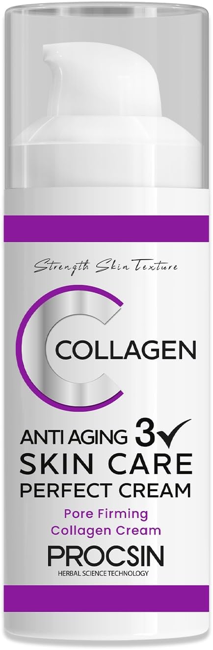 Alternative view of PROCSIN Anti-Aging Etkili Collagen Krem, Yaşlanma & Kırışıklık Karşıtı, Cilt Sıkılaştırıcı & Yenileyici, Günlük Bakım, 50 ML
