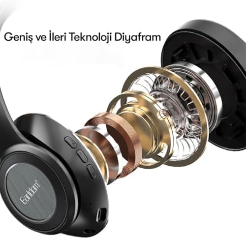 Bluetooth Kablosuz Kafaüstü Kulaklık (Mikrofonlu)