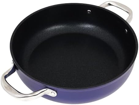 Titanium 20Cm Tencere, Çelik Kulp, Özel Çerçeveli Cam Kapak Metalik Mavi