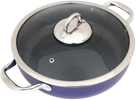 Alternative view of Titanium 20Cm Tencere, Çelik Kulp, Özel Çerçeveli Cam Kapak Metalik Mavi