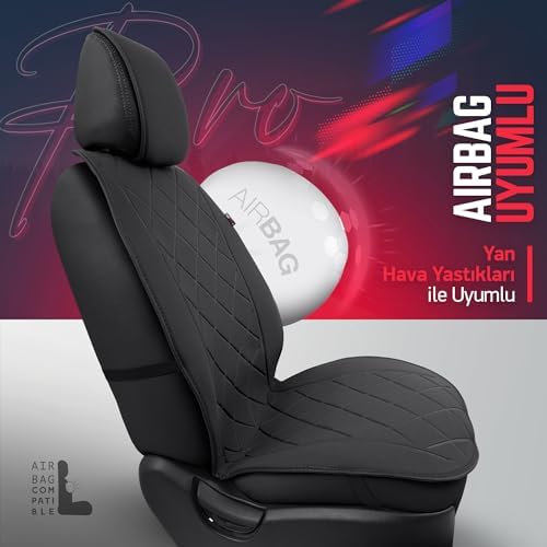 Otom Pro Series Koruyucu Oto Koltuk Minderi (Siyah)