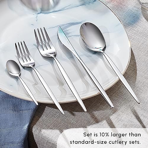 Lizbon Platin 12 Kişilik 60 Parça Çatal Kaşık Bıçak Takımı