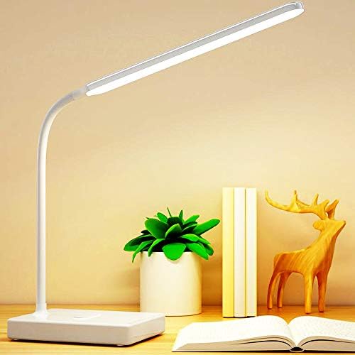 Dekoratif Dokunmatik D1901 Şarjlı kademeli 58cm LED Masa Lambası,Çalışma masası lambası ışığı, Yatak odası başucu lambası ışığı, kitap okuma