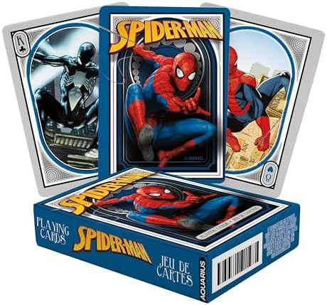 Alternative view of AQUARIUS Örümcek Adam Oyun Kartları - Favori Kart Oyunlarınız için Örümcek Adam Temalı Kart Destesi - Resmi Lisanslı Comics Ürünleri ve Ürünleri - Poker Boyutu