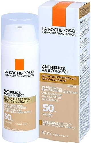 Alternative view of Anthelıos Age Correct Tinted Cream Uv Kaynaklı Yaşlanma Karşıtı Renkli Güneş Koruyuculu Krem (50 ml)