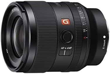 SEL-35F14GM - Tam Format E-Mount Objektif FE 35 mm F1.4 GM (Premium G Objektif), Siyah