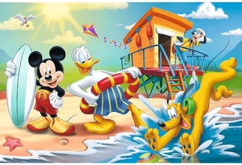 17359 ve Arkadaşları için İlginç Bir Gün Mouse ve Arkadaşları 4 Yaş ve Üzeri Çocuklar İçin 60 Parça Yapboz
