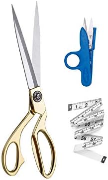 Profesyonel Metal Terzi Makası Altın Renkli Büyük Boy 26 cm