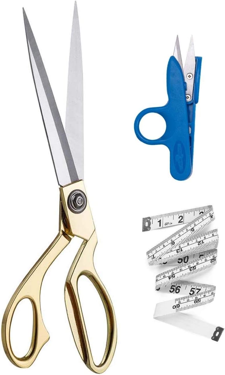 Alternative view of Profesyonel Metal Terzi Makası Altın Renkli Büyük Boy 26 cm