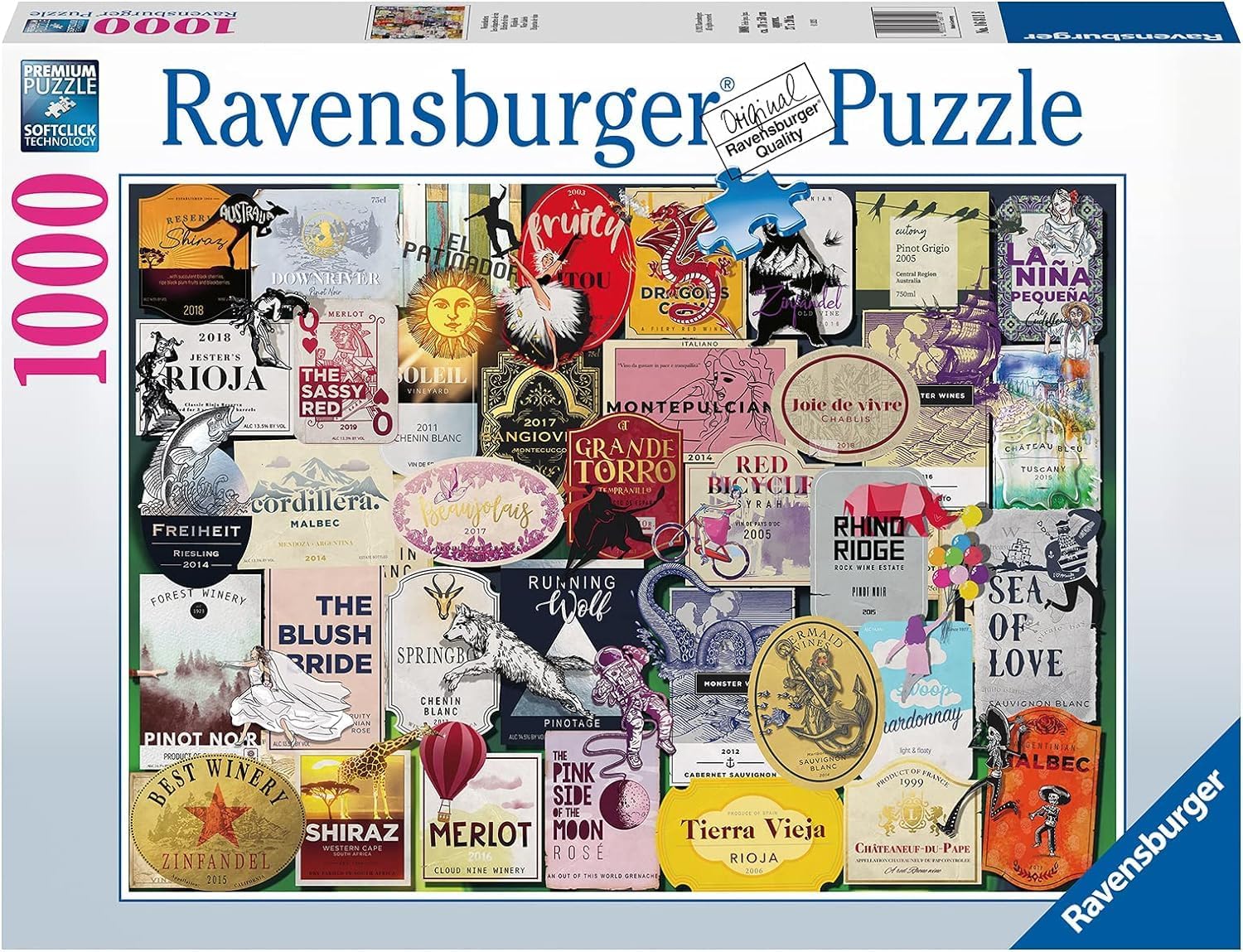 Alternative view of 1000 Parça Etiketler Puzzle