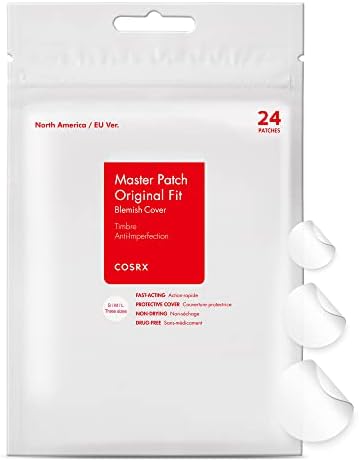 COSRX Patch Original Fit 24 yara bandı, 1 yaprak | A.D.F hidrokolloid bandaj | hızlı ve kolay uygulama