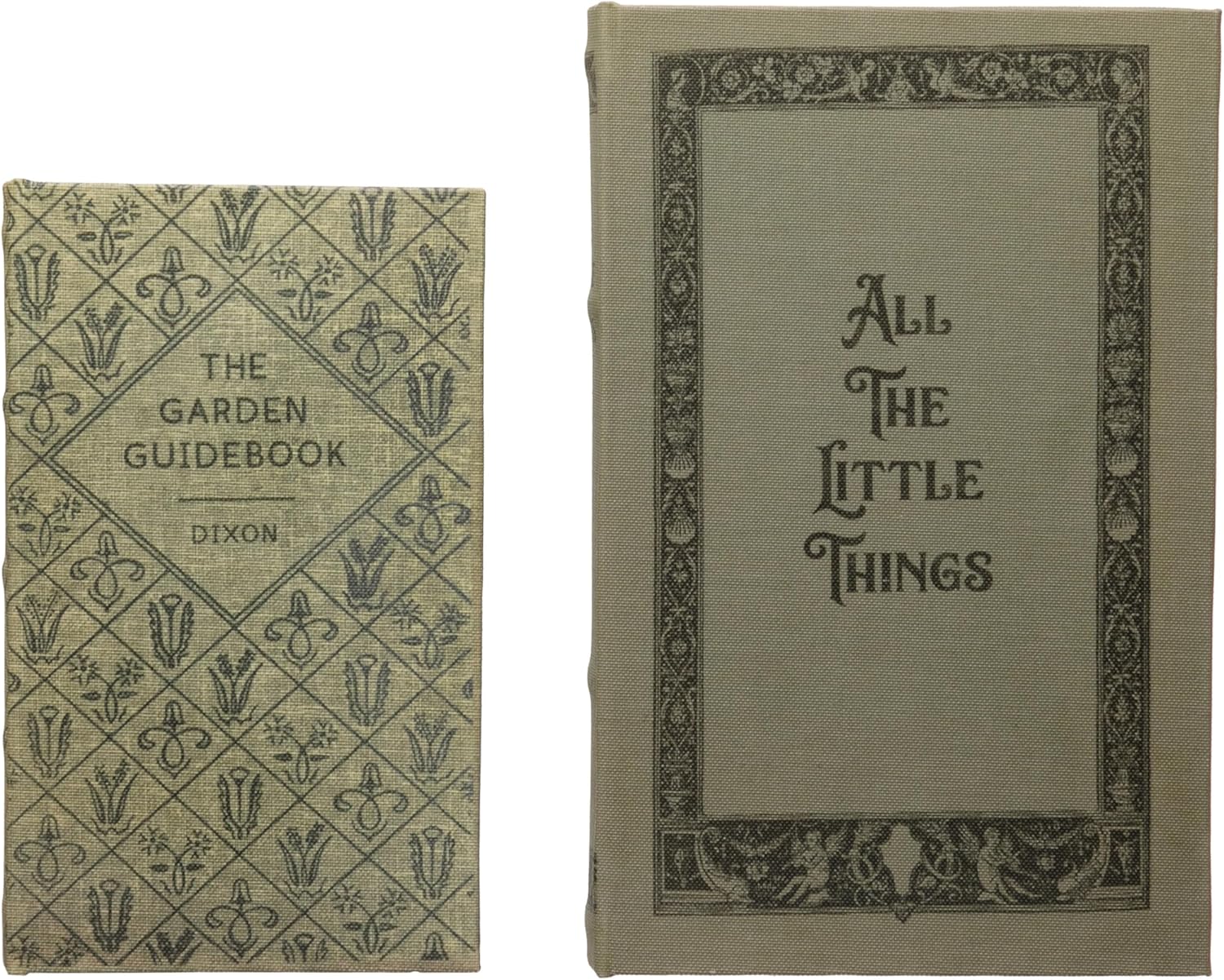 Co-Op MDF ve Kanvas Kitap, 2'li Set All The Things Saklama Kutusu, Doğal, 2
