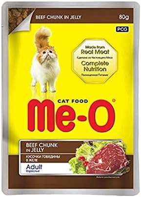 Alternative view of Me-O Meo Adult Jöle İçerisinde Biftekli Yetişkin Kedi Konservesi 80 Gr