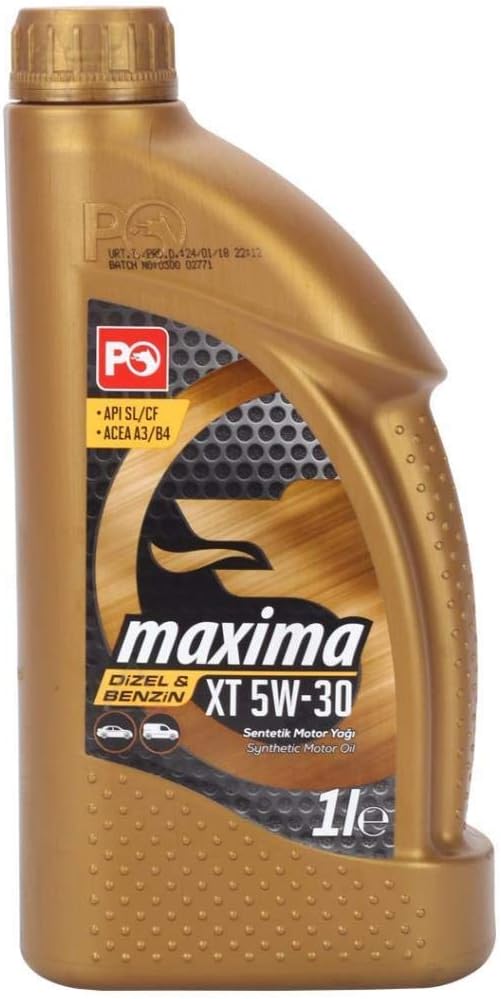 Alternative view of Petrol Ofisi Maxima XT 5W/30 1 Lt Tam Sentetik Motor Yağı