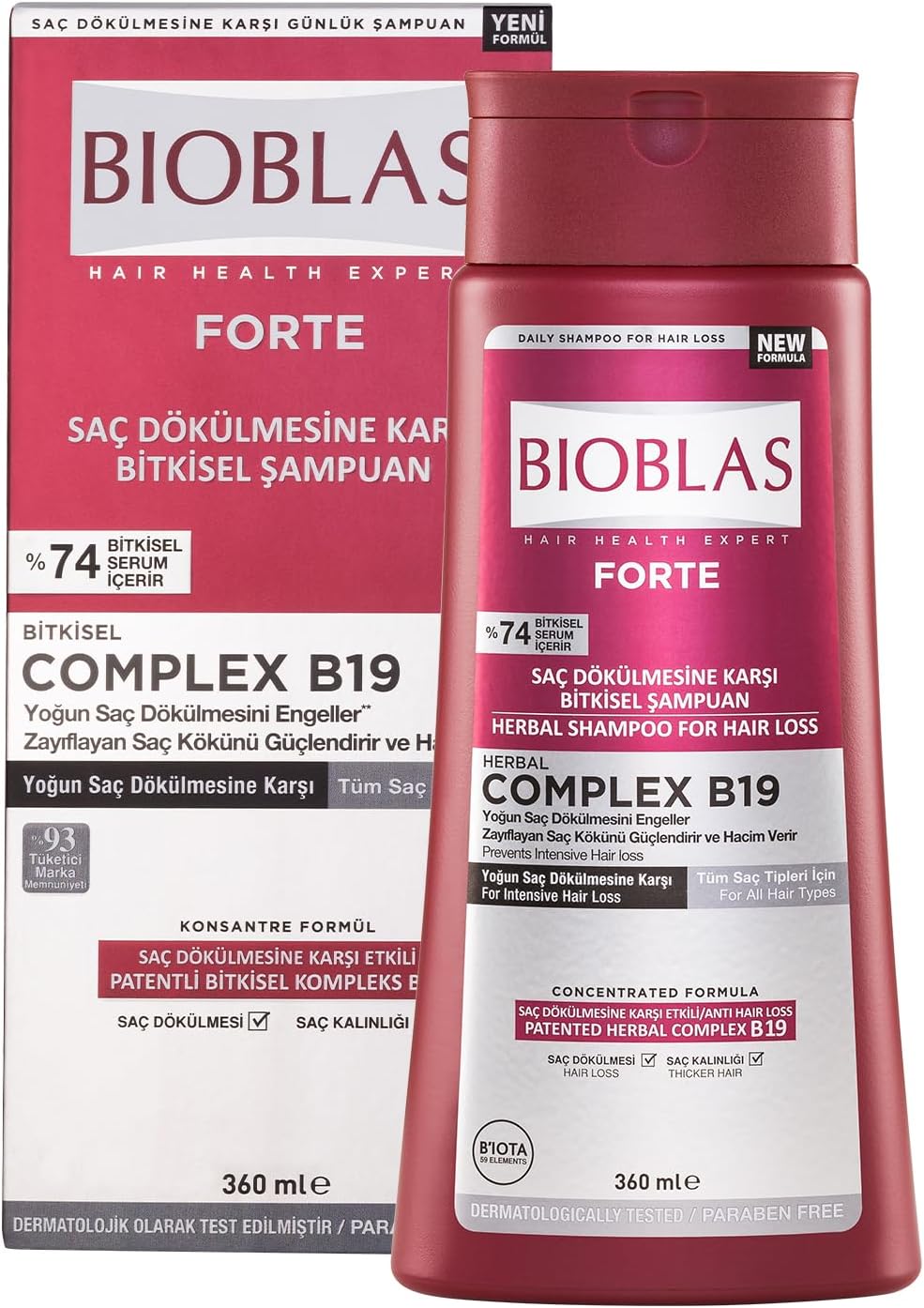 Alternative view of Bioblas 360 ml Saç Dökülmelerine Karşı Şampuan