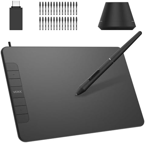Veikk VK640 6x4" 6 Kısayol Tuşlu Grafik Tablet+Kalem