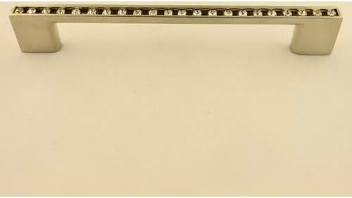 Sıralı Taşlı Lama Kulp 128mm İnoks (2 Adet)