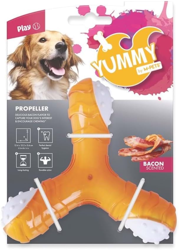 YUMMY PROPELLER ET AROMALI KAUÇUK KÖPEK OYUNCAĞI