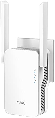 Cudy RE1800 AX1800 Gigabit Mesh Wi-Fi 6 Genişletici İnternet Güçlendirici, 2000 ft2'ye kadar alanı kapsar, 1,8 Gbps Çift bant Tekrarlayıcı, AP Modu