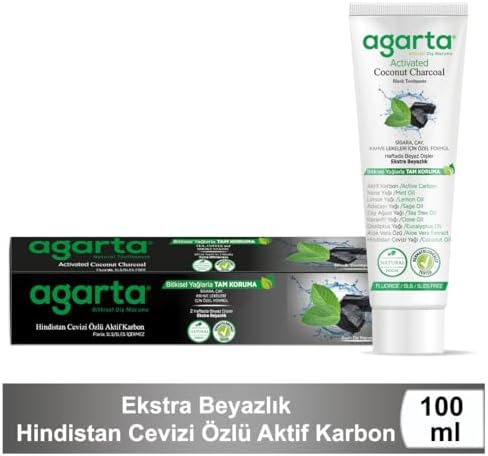 Alternative view of Agarta Doğal Hindistan Cevizi Özlü Aktif Karbonlu Diş Macunu 100 ml