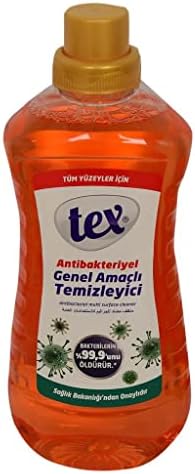 Alternative view of Tex Antibakteriyel Genel Amaçlı Yüzey Temizleyici 1.5 Lt Turuncu