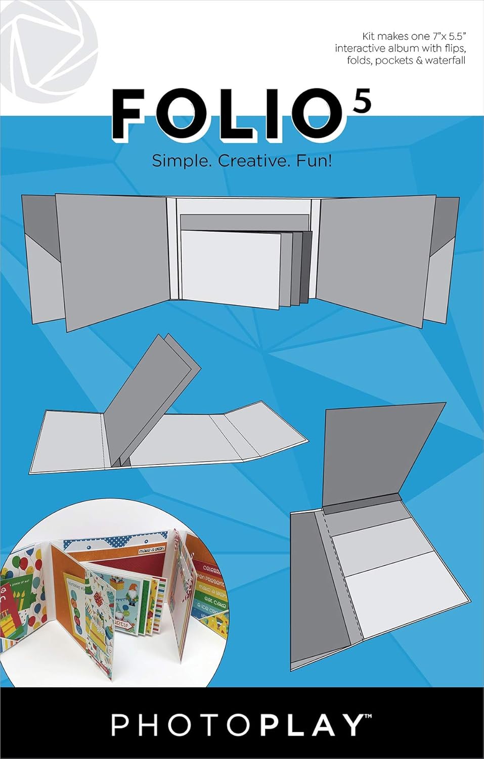Play Beyaz Folio 5 5.5"X7"
