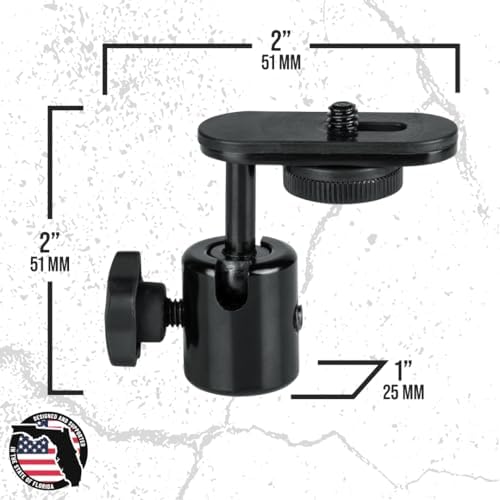 Frameworks Mikrofon standı için küre başlıklı ve adaptörlü kamera tutucu (GFW-MIC-CAMERA-MT)