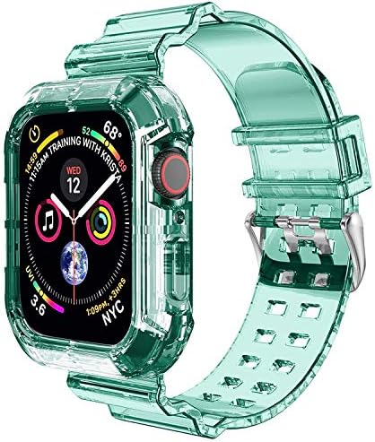 Alternative view of SE 44mm için Kordon Transparent Clear Band Yeşil