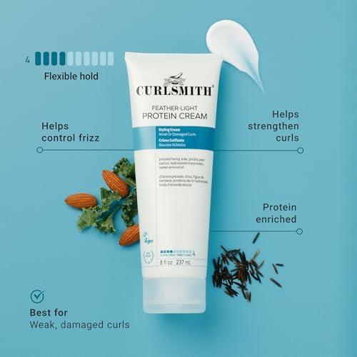 CURLSMITH - Tüy Hafif Proteinli Saç Kremi 8 oz / 237 ml