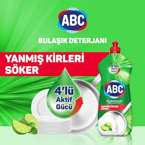 ABC DETERJAN Bulaşık Deterjanı Limonu 1370 Gr