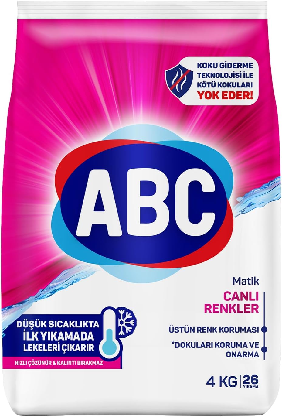 Alternative view of ABC Toz Deterjan Canlı Renkliler 4 KG