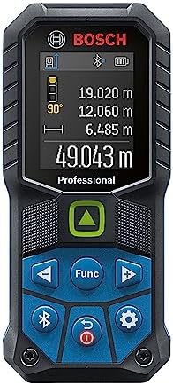 Alternative view of Professional Measurement Measurement GLM 50-27 CG Yeşil Lazerli Uzaklık Ölçer, 50 metre, Koruma çantası, El kayışı, 2 pil