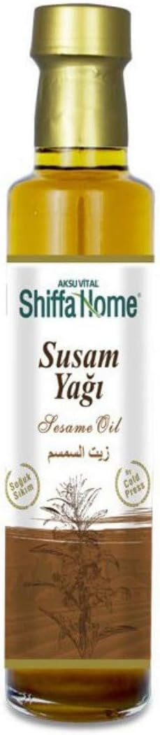 Shiffa Susam Yağı 250 Ml | Soğuk Sıkım%100 Doğal Saf Bitkisel Yağ | Omega, Vitamin ve Mineral Açısından Zengin | Cilt ve Saç Bakım Yağı | Masaj, Mutfak ve Aromaterapi Kullanımı