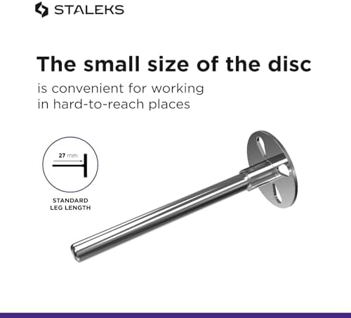 Pododisc 10 mm Pedikür + 5 Yedek Paket Limonu 180 Grit Profesyonel Ev Kullanımı Paslanmaz Çelik (PDset-10)