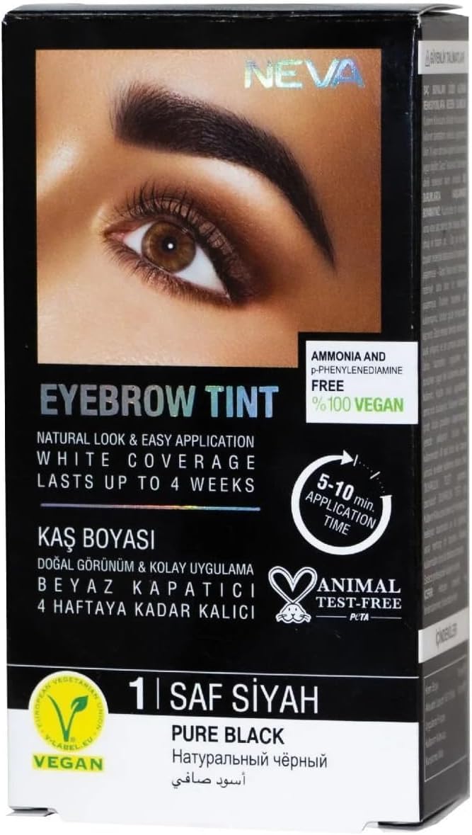 Alternative view of 01 Siyah Amonyaksız %100 Vegan Kaş Boyası